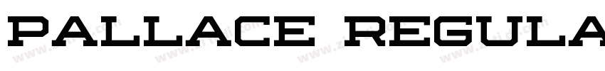 Pallace Regular字体转换